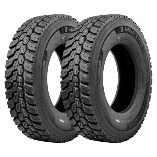 Jogo 2 Pneus Speedmax Prime Aro 22.5 Mixmax D 295/80R22.5