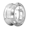 Roda de Alumínio Forjado 22.5X8.25 10 Furos Alto Brilho Borda Larga Janela Redonda Speedmax