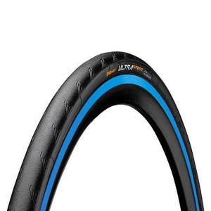 Pneu Bicicleta Continental Aro 700 Ultra Sport II Preto/Azul 700X23 (23-622)