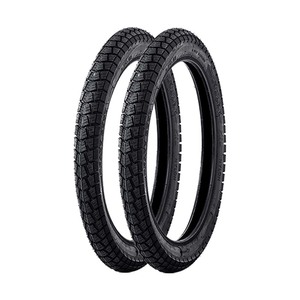 Jogo 2 Pneus de Moto Itaro Trekker 2.75-18 48P + 90/90-18 51P  TT