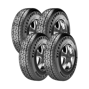 Jogo 4 Pneus Firestone Aro 15 CV5000 205/70R15C 106/104R 8 Lonas