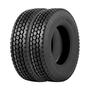 Jogo 2 Pneus Itaro Aro 22.5 Kobe D 275/80R22.5 146/143L  16 Lonas - Tração / Borrachudo