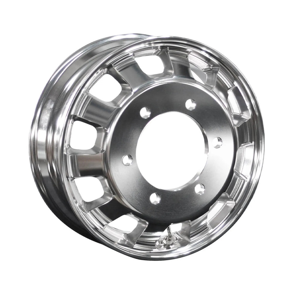 Imagen do produto Roda de Alumínio Injetado 17.5X6.75 6 Furos Abrilhantada C1100 Janela Quadrada Speedmax