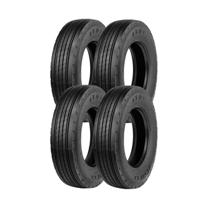 Jogo 4 Pneus Itaro Aro 17.5 IT01 235/75R17.5 143/141K 18 Lonas - Direcional / Liso